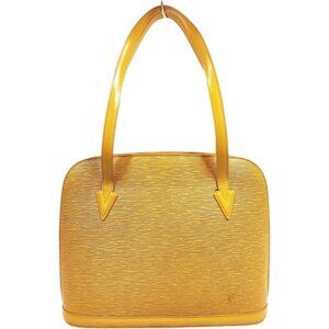 (L3) Louis Vuitton Shoulder Bag Yellow Epi Leather